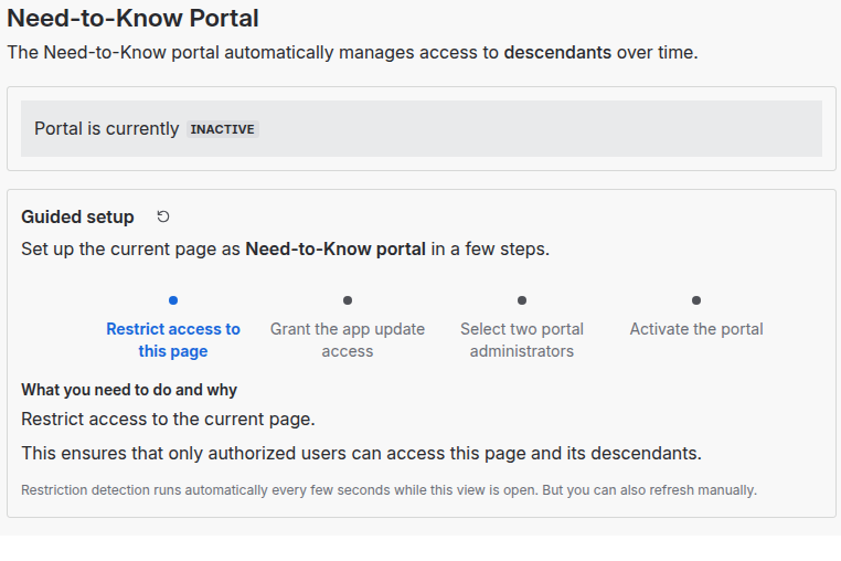 Guided setup screenshot